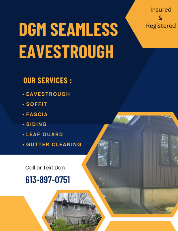 DGM Seamless Eavestrough